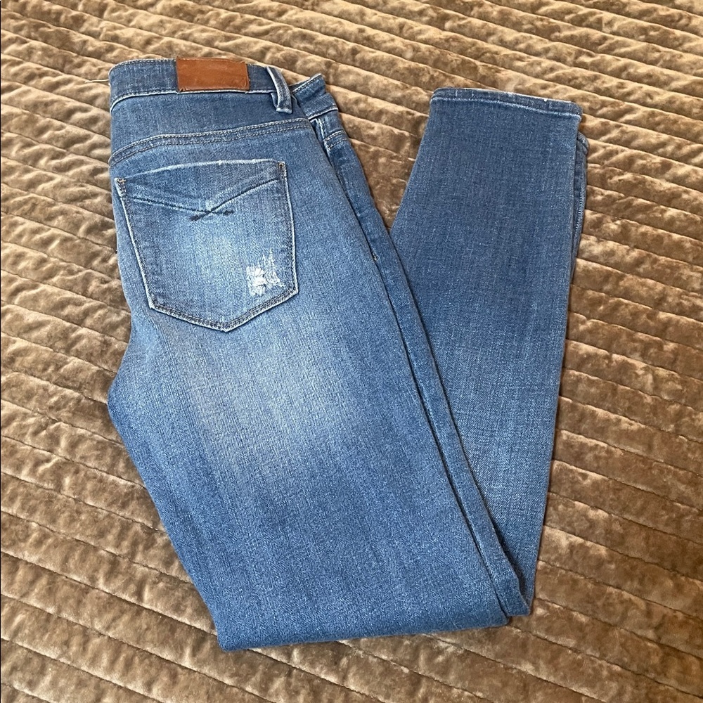 Classic Dark Blue Womens Skinny Jeans